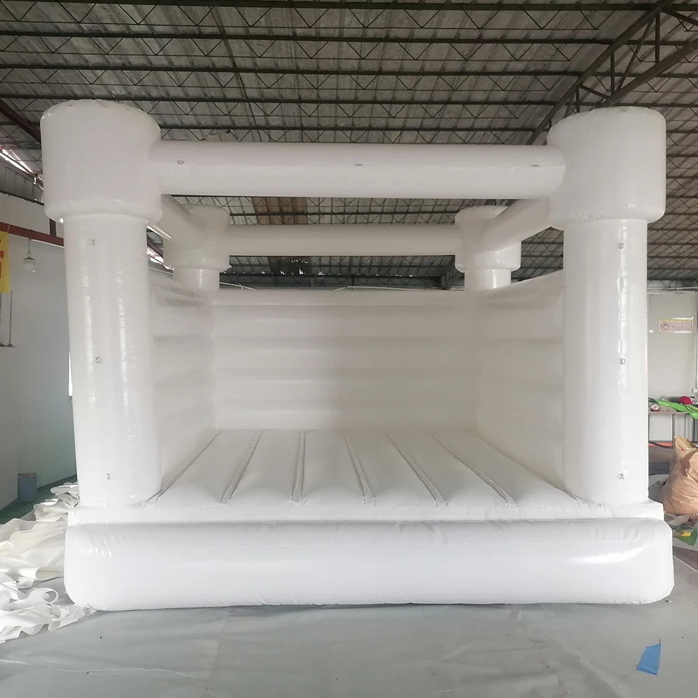 10/13/15 FT PVC Inflatable House jumper white bounce house For Fun Inside Outdoor