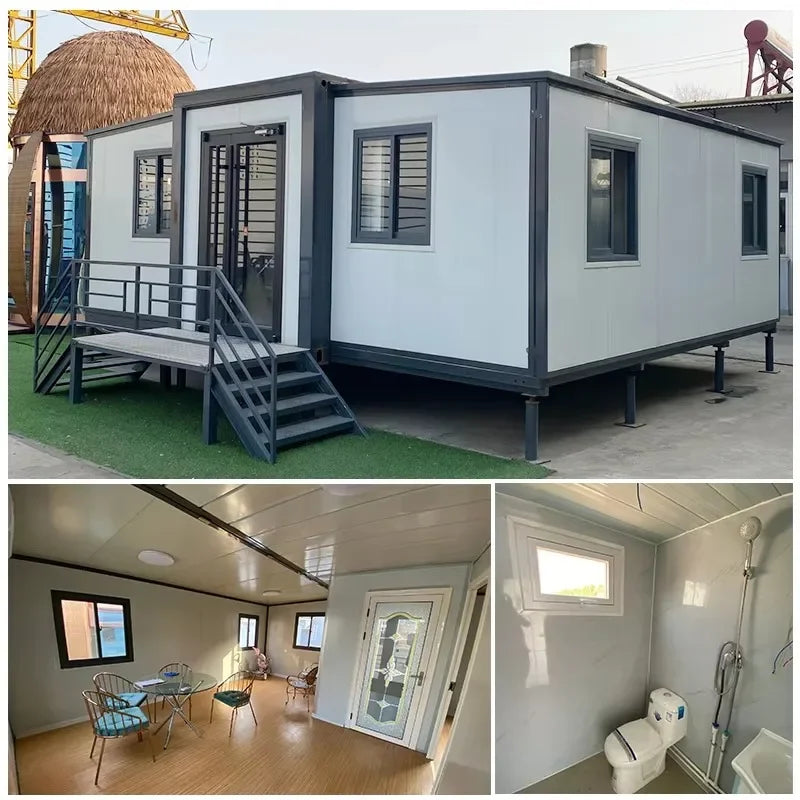 Mobile Home Folding House Expandable Modular Home 20ft 30ft 40ft Prefab House  Expandable Container House