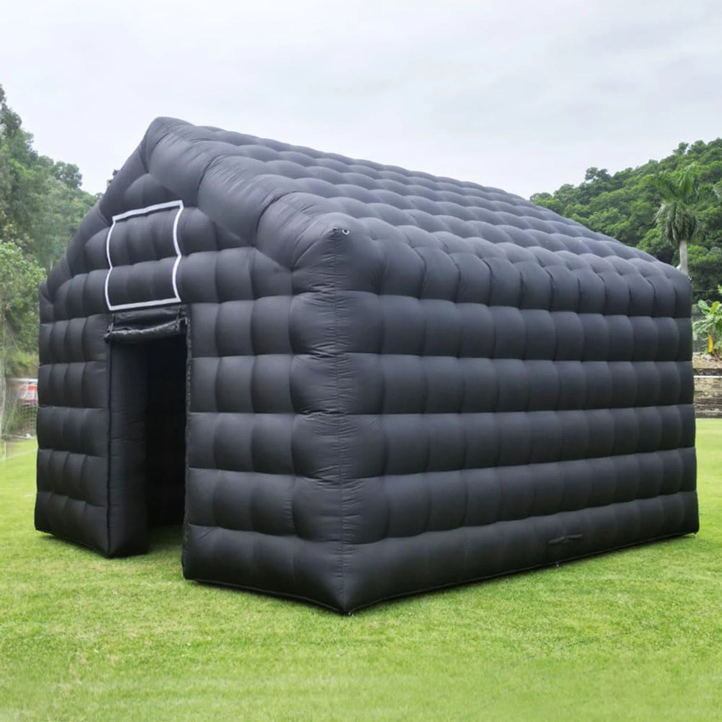 Inflatable Cube Disco Black Tent Big Mobile Portable Inflatable Night Club Tent House Pavilion For Backyard/Club Wedding Party