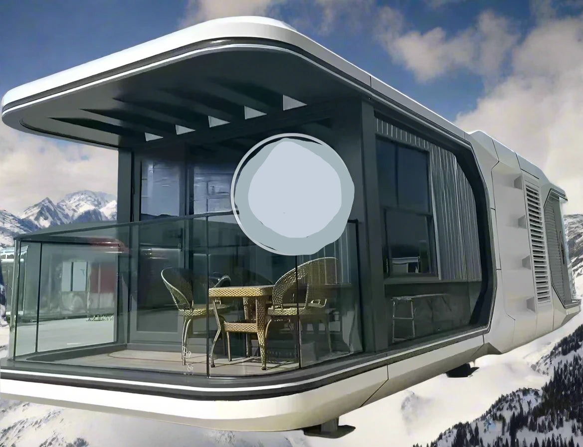 2024 Prefab House Capsule Cabin Hotel Container Home Sleep Pod Outdoor Mobile Tiny House Luxury Capsule House